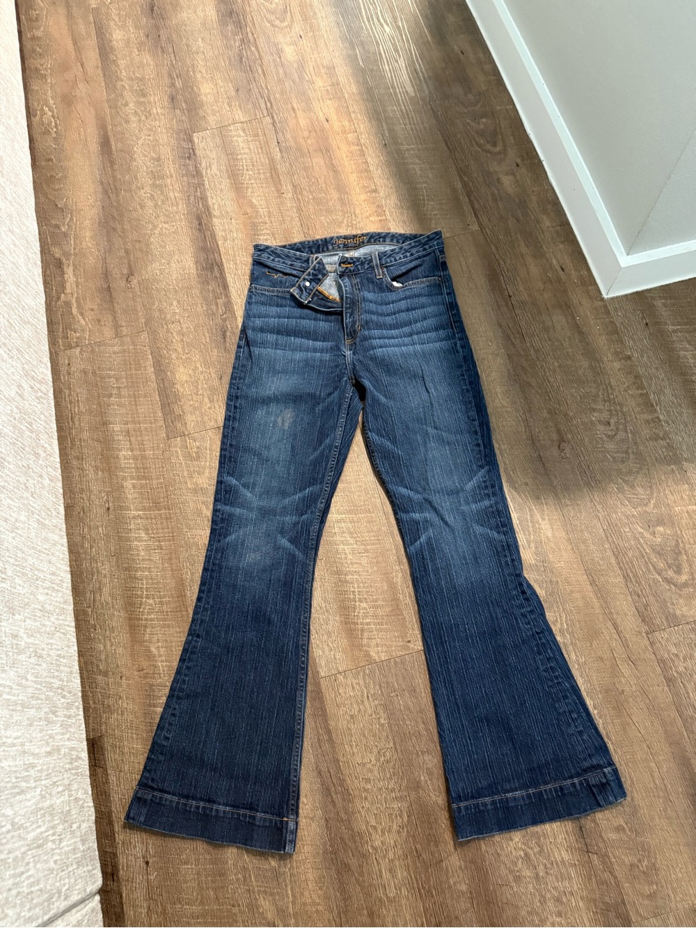 Kimes Ranch Dark Blue Flare Jeans